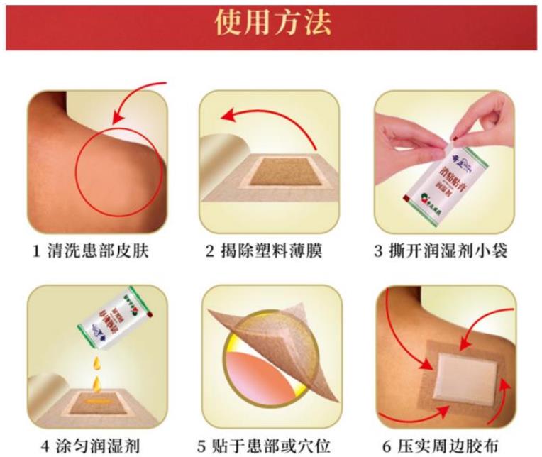 奇正消痛貼膏怎么用效果好