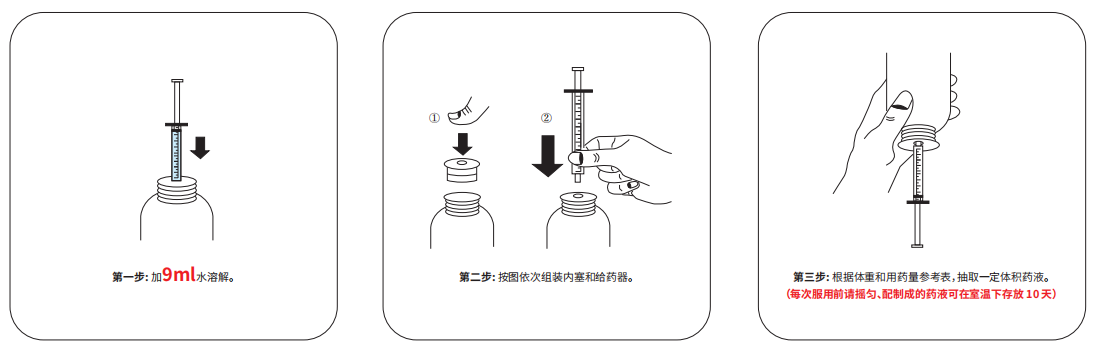 怎么用普利舒奇阿奇霉素干混懸劑？